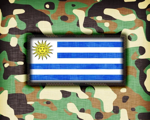 Amy camouflage uniform, Uruguay — Stock Photo, Image