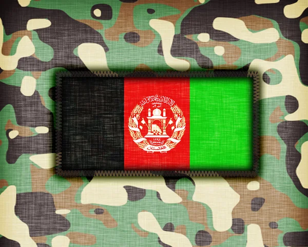 Amy kamouflage uniform, afghanistan — Stockfoto