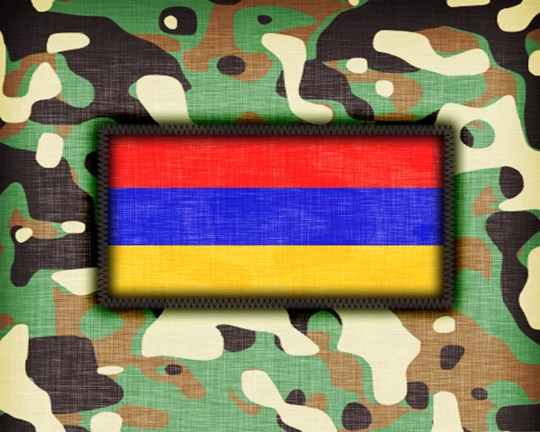 Amy camouflage uniform, Armenia — Stock Photo, Image