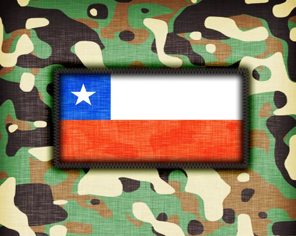 Amy camuflaje uniforme, Chile — Foto de Stock