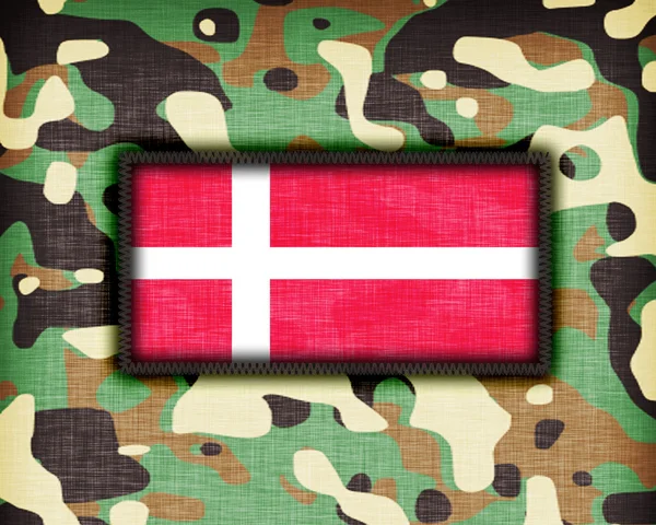 Amy camouflage uniform, Denmark — Stock Photo, Image