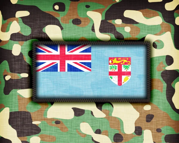 Amy camouflage uniform, Fiji — Stockfoto