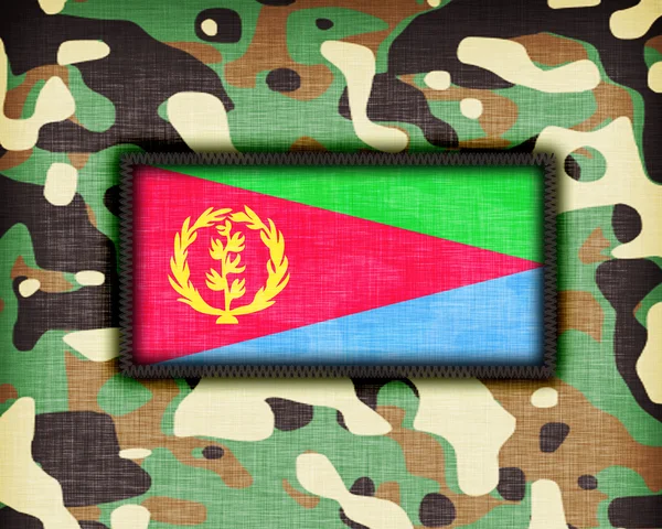 Amy kamuflážní uniformy, eritrea — Stock fotografie