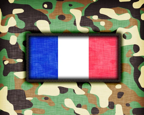 Amy camouflage uniform, France — Stock Photo, Image