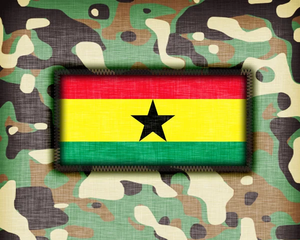 Amy camouflage uniform, Ghana — Stock Photo, Image