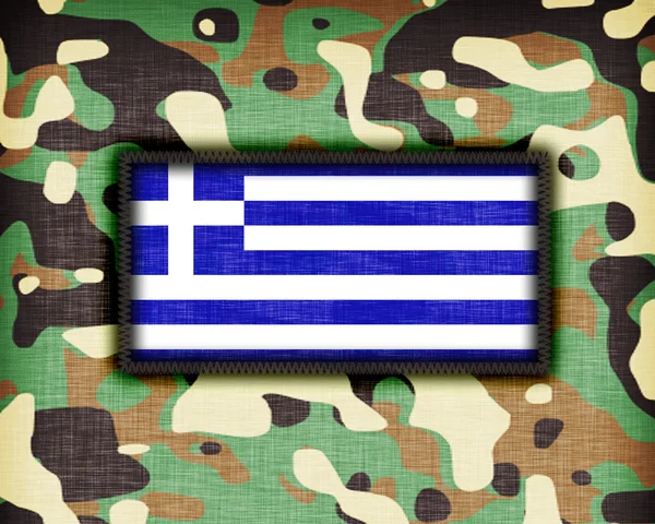 Amy camouflage uniform, Greece — Stock Photo, Image