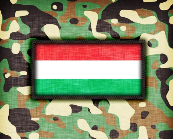 Amy kamouflage uniform, Ungern — Stockfoto