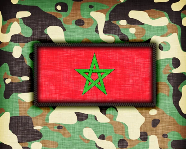 Amy kamuflaj üniforma, morocco — Stok fotoğraf