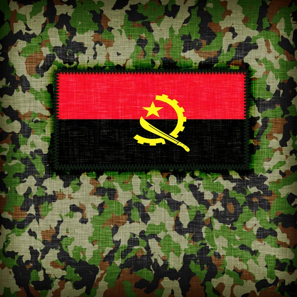 Amy camuflaje uniforme, Angola — Foto de Stock