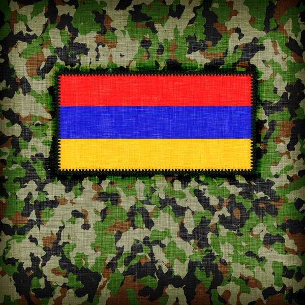 Amy camuflagem uniforme, Armênia — Fotografia de Stock