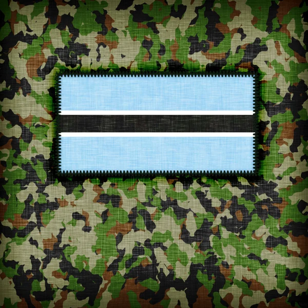 Amy camouflage uniform, Botswana — Stock Photo, Image