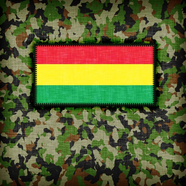 Amy camouflage uniform, Bolivia — Stock Photo, Image