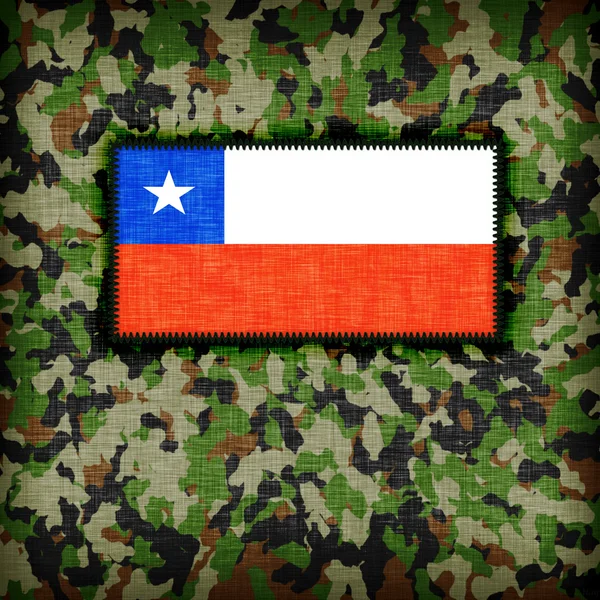 Amy uniforme de camouflage, Chili — Photo