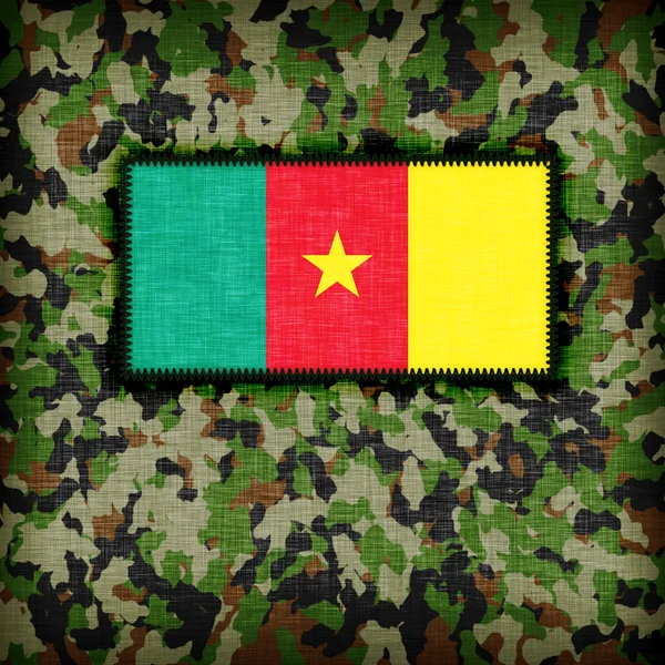 Amy uniforme mimetica, Camerun — Foto Stock