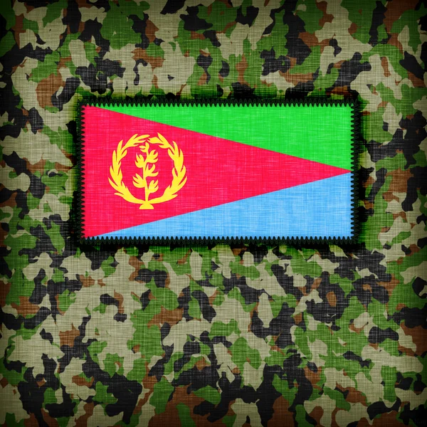 Amy kamuflaj üniforma, Eritre — Stok fotoğraf