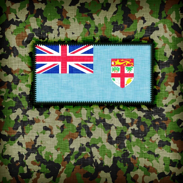 Amy camouflage uniform, Fiji — Stockfoto