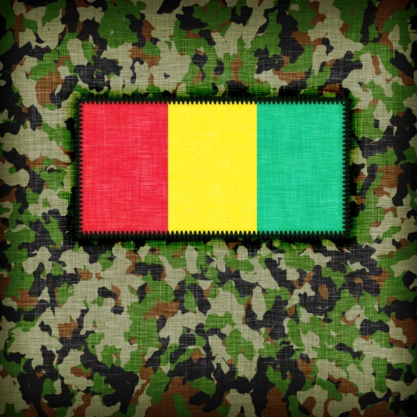 Amy camouflage uniform, Guinea — Stock Photo, Image