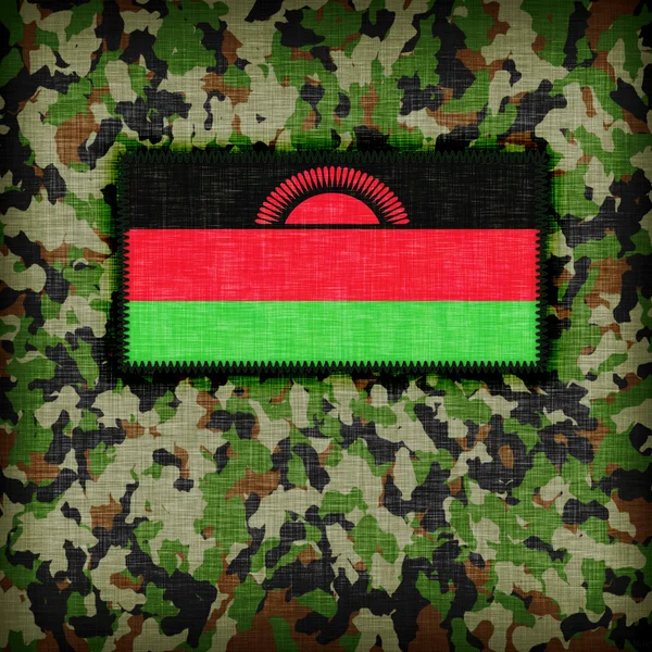 Amy kamuflaj üniforma, Malavi — Stok fotoğraf
