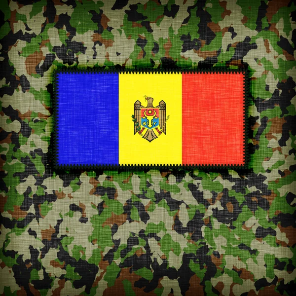 Amy kamouflage uniform, Moldavien — Stockfoto