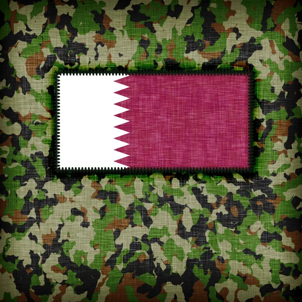 Amy camouflage uniform, Qatar — Stockfoto