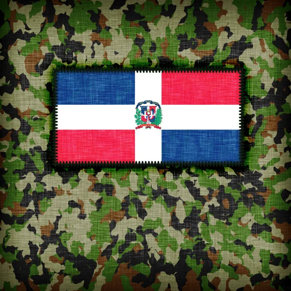 Amy camouflage uniform, de Dominicaanse Republiek — Stockfoto