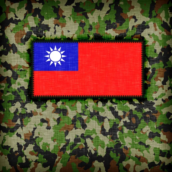 Amy camuflagem uniforme, República da China — Fotografia de Stock