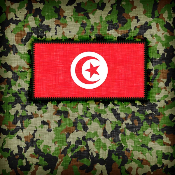 Amy uniforme de camouflage, Tunisie — Photo