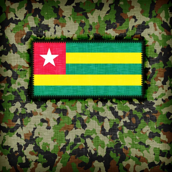 Amy camouflage uniform, Togo — Stock Photo, Image