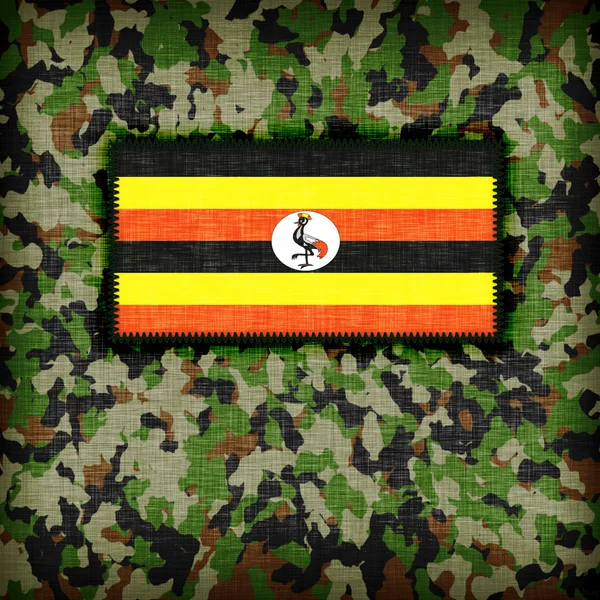 Amy camuflaje uniforme, Uganda —  Fotos de Stock