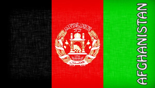 Flagge Afghanistans — Stockfoto