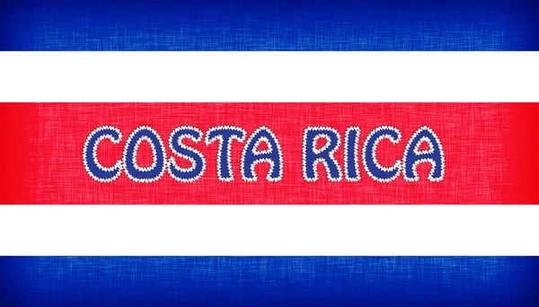 Bandiera del Costa Rica — Foto Stock