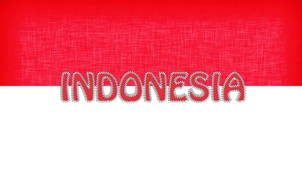 Drapeau de l'Indonésie — Photo