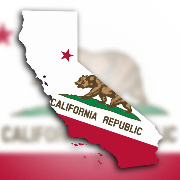 Mapa online de California — Foto de Stock