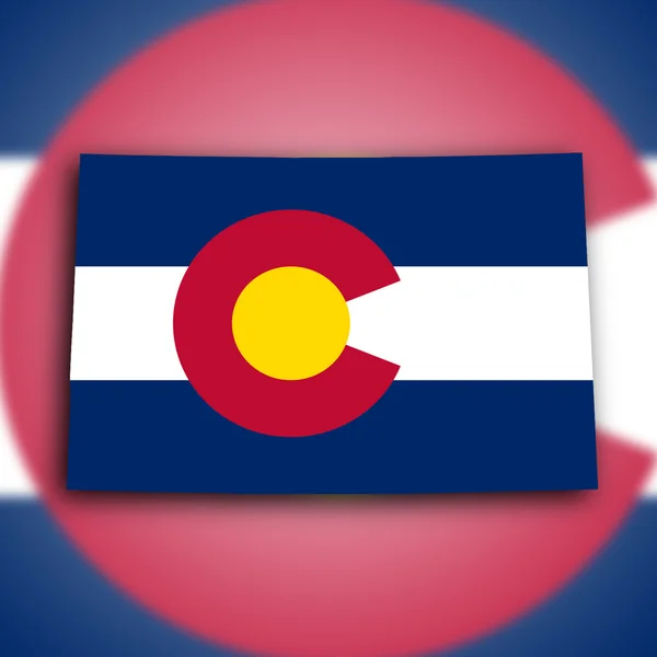 La mappa di Colorado — Foto Stock