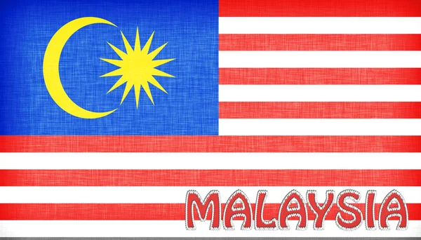 マレーシアのリネンの旗 — ストック写真