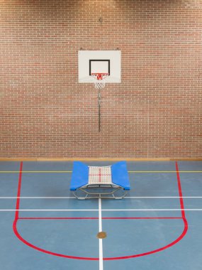 okul spor salonu iç