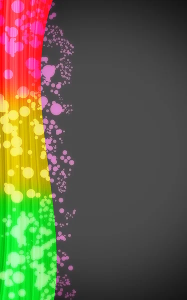 Karta Rainbow Kolorowe plamy — Zdjęcie stockowe