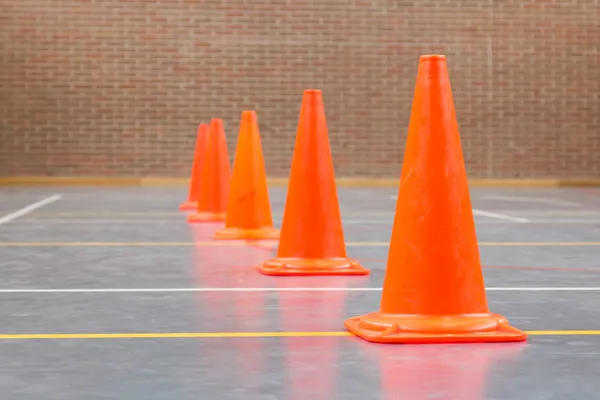 Interior of a gym at school — Stock Photo, Image