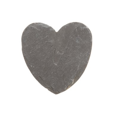 Heart shaped piece of slate