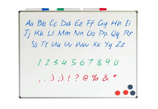 字母、 数字和标点符号 — 图库照片