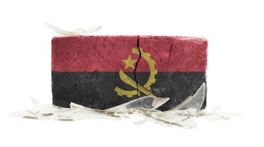 kırık cam, şiddet kavramı ile tuğla