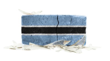 kırık cam, şiddet kavramı ile tuğla