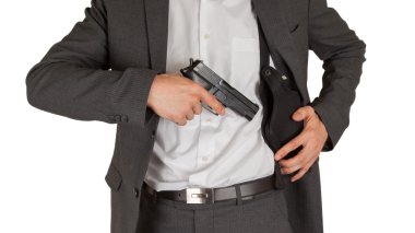 silahlı bir gizli servis ajanı
