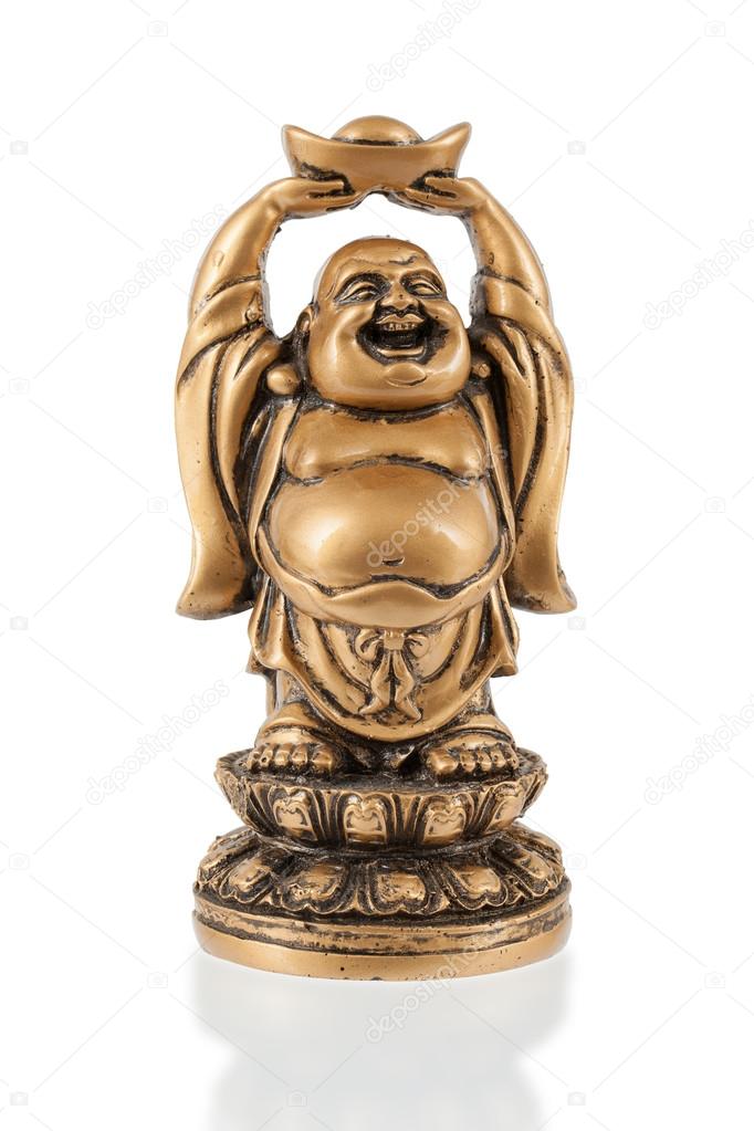 Small happy Buddha standing
