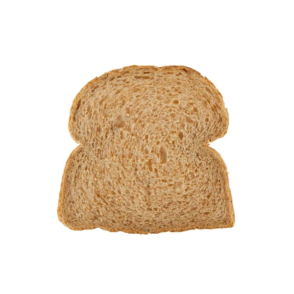 Кусочек коричневого хлеба — стоковое фото