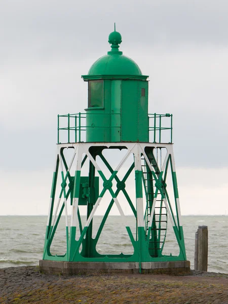 Green light beacon — Stock Photo, Image