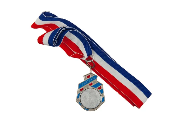 Velha medalha isolada — Fotografia de Stock