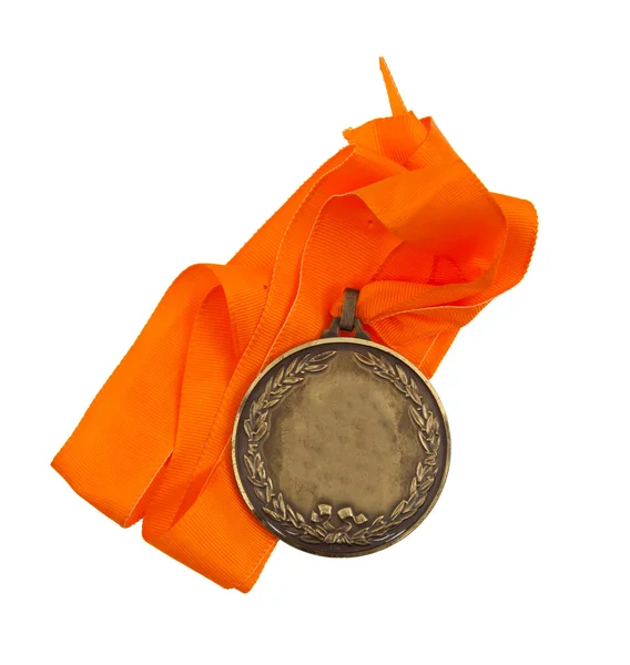 Velha medalha isolada — Fotografia de Stock