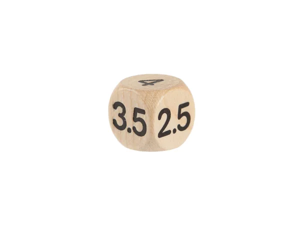 Single weird dice — Stock Photo, Image