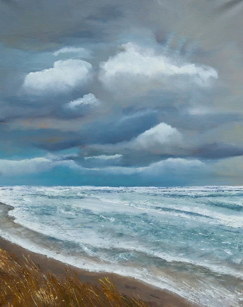 Painting of the sea — Stock Photo, Image
